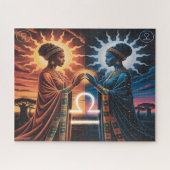 Libra Celestial Sisters Jigsaw Puzzle (Horizontal)