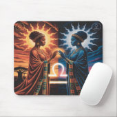 Libra Celestial Sisters Mousepad (Mit Mouse)