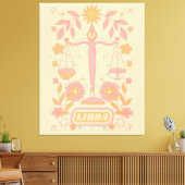 Libra Celestial Zodiac Pastel Dreams Mauer Leinwanddruck (Insitu (Wohnzimmer))