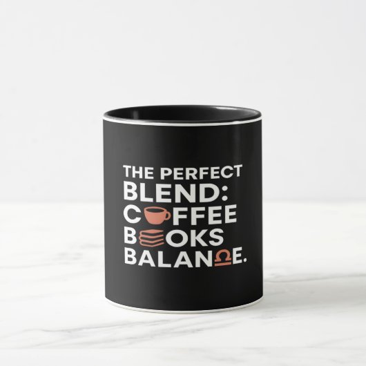 Libra Coffee Books Balance Combo Mug Tasse (Zentrum)