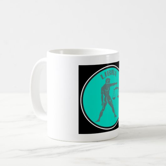 Libra Coffee Tasse (Vorderseite Links)