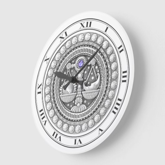 Libra Coin Wall Clock Große Wanduhr (Winkel)