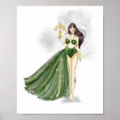 Libra Constellation Artwork, Cosmic Zodiac, Poster (Vorne)