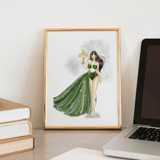 Libra Constellation Artwork, Cosmic Zodiac, Poster