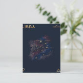 Libra Constellation - Einzigartiges Libra Lover Ge Einladung (Stehend Vorderseite)