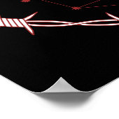 Libra Constellation Gothic Dark Celestial Art Poster (Ecke)