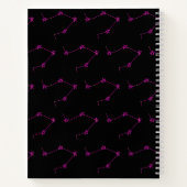 Libra Constellation Hardcover Spiral Sketchbook Notizblock (Rückseite)