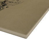 Libra Constellation Hevelius 1690 Dekor Schneidebrett (Ecke)