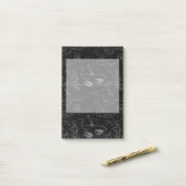 Libra Constellation Hevelius 1690 Karte auf Schwar Post-it Klebezettel (Auf Schreibtisch)