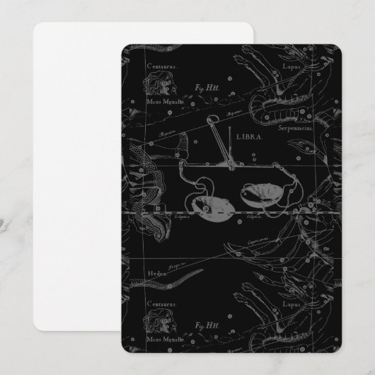 Libra Constellation Hevelius 1690 Sept23 - Okt22 (Vorne/Hinten)