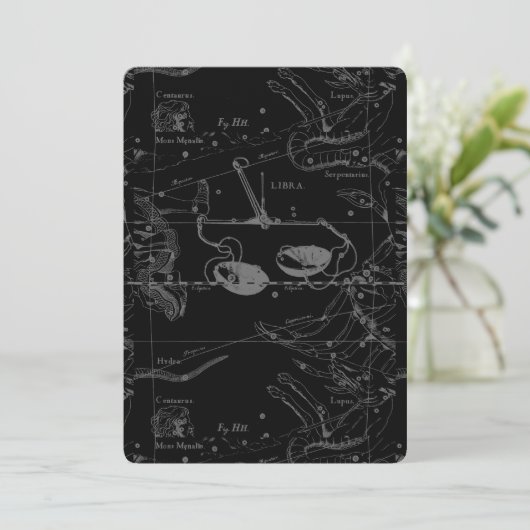 Libra Constellation Hevelius 1690 Sept23 - Okt22 (Stehend Vorderseite)