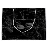 Libra Constellation Map Hevelius 1690 Sept Okt Große Geschenktüte (Vorderseite)