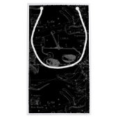 Libra Constellation Map Hevelius 1690 Sept Okt Kleine Geschenktüte (Rückseite)