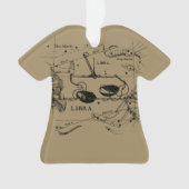 Libra Constellation Map Hevelius circa 1690 Ornament (Vorderseite)