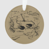 Libra Constellation Map Hevelius circa 1690 Ornament (Vorderseite)
