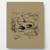 Libra Constellation Map Hevelius Dekor 1690 Fotoplatte (Vorderseite)