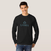 Libra Constellation Zodiac Sign T-Shirt (Vorne ganz)