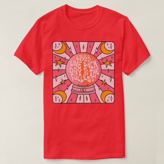 Libra Crystal Ball T-Shirt (Design vorne)
