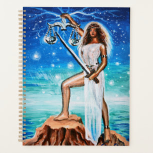 Libra, die Göttin der Gerechtigkeit Planer