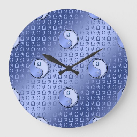 Libra die Skala Große Wanduhr (Vorderseite)