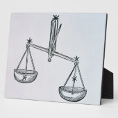 Libra (die Skalen) eine Abbildung aus dem "Poeti Fotoplatte (Seite)