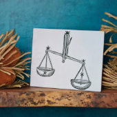 Libra (die Skalen) eine Abbildung aus dem "Poeti Fotoplatte (Seite)