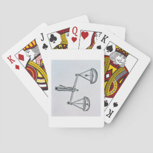 Libra (die Skalen) eine Abbildung aus dem "Poeti Spielkarten