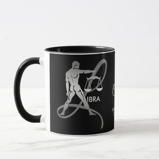Libra ♎ die Skalen - Zodiaka-Zeichen Tasse (Links)