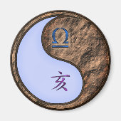 Libra & Earth Boar Magnet (Vorne)