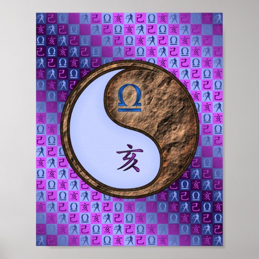 Libra & Earth Boar Poster (Vorne)