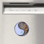 Libra & Earth Dog Magnet (In Situ (Geschirrspüler))