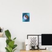 Libra & Earth Dog Poster (Heimbüro)