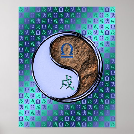 Libra & Earth Dog Poster (Vorne)