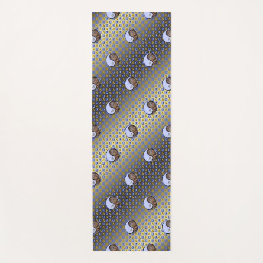 Libra & Earth Dragon Yogamatte (Vorderseite)