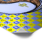 Libra & Earth Monkey Poster (Ecke)