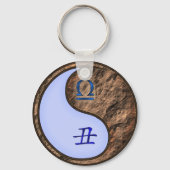 Libra & Earth Ox Schlüsselanhänger (Rückseite)