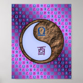 Libra & Earth Rooster Poster (Vorne)