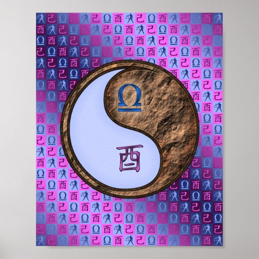 Libra & Earth Rooster Poster (Vorne)