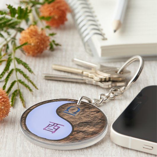 Libra & Earth Rooster Schlüsselanhänger (Vorderseite rechts)