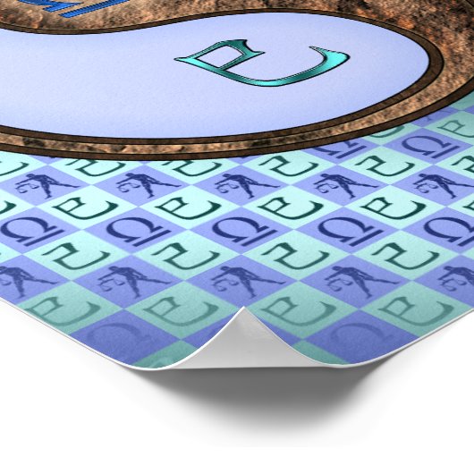 Libra & Earth Snake Poster (Ecke)