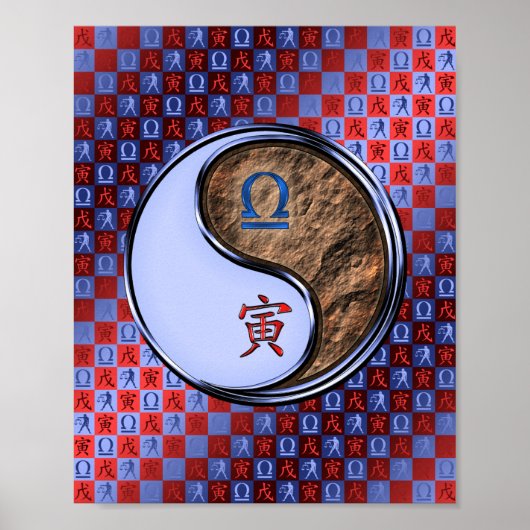 Libra & Earth Tiger Poster (Vorne)