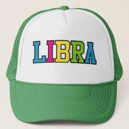 Libra farbenfroher Trucker-Hut Truckerkappe