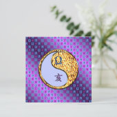 Libra & Fire Boar Karte (Stehend Vorderseite)