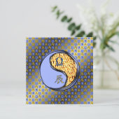 Libra & Fire Dragon Karte (Stehend Vorderseite)