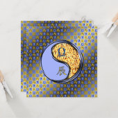 Libra & Fire Dragon Karte (Vorderseite/Rückseite Beispiel)