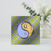 Libra & Fire Monkey Karte (Stehend Vorderseite)