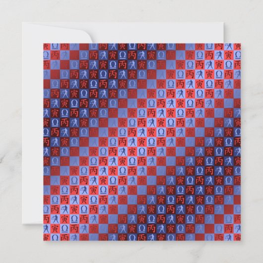 Libra & Fire Tiger Karte (Rückseite)