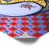 Libra & Fire Tiger Poster (Ecke)