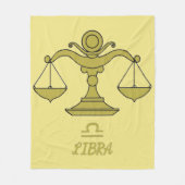 Libra Fleece Blanket (Vorderseite)