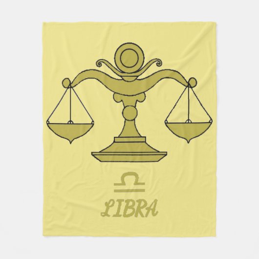 Libra Fleece Blanket (Vorderseite)